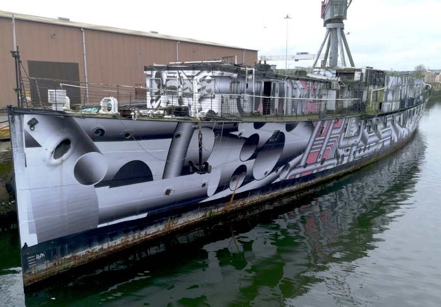 Featured image for HMS President / HMS Saxifrage (1918) in Chatham Dock